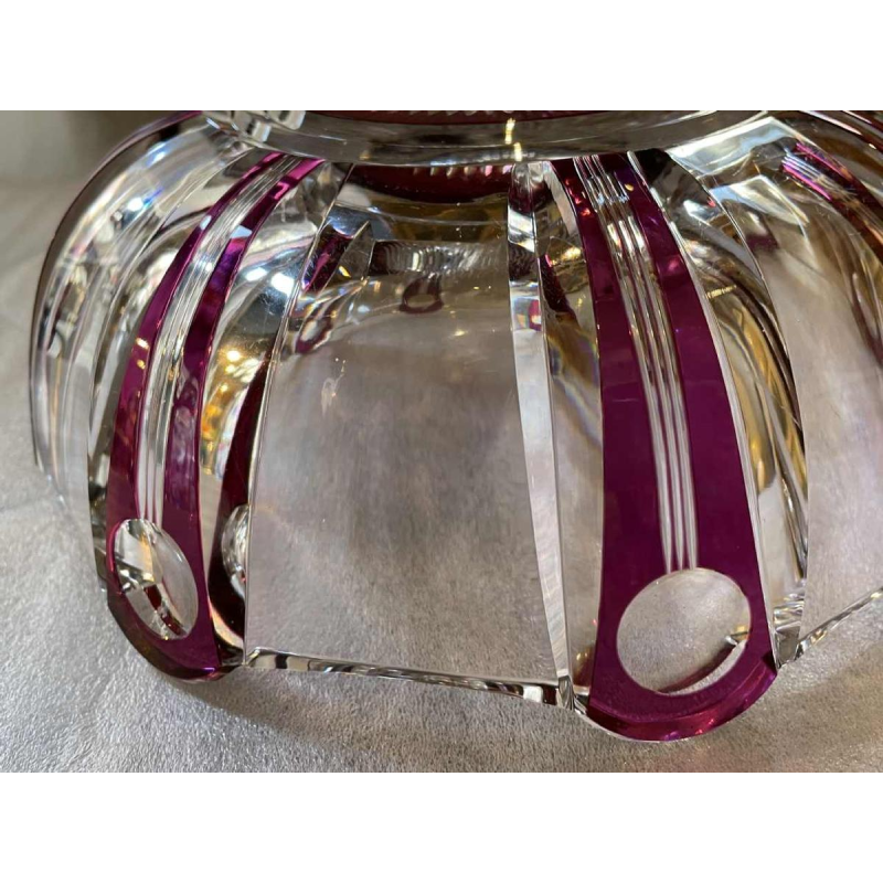 Val Saint-Lambert coupe art déco époque 1925 en cristal création Joseph Simon
