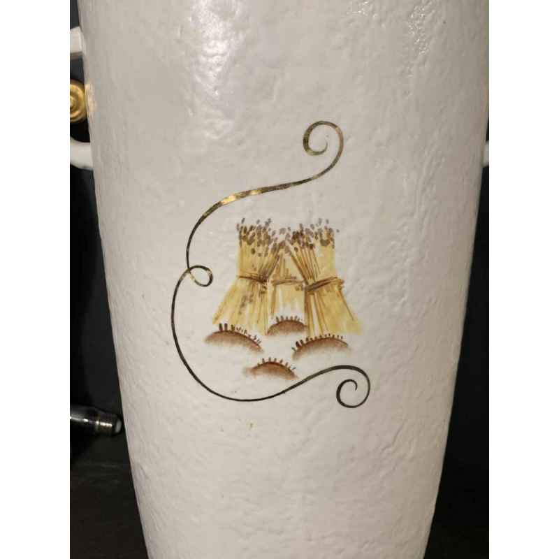 LOUIS RANDOUR Saint Ghislain, Paire de Grands Vases Uniques, CÃ©ramique Art DÃ©co