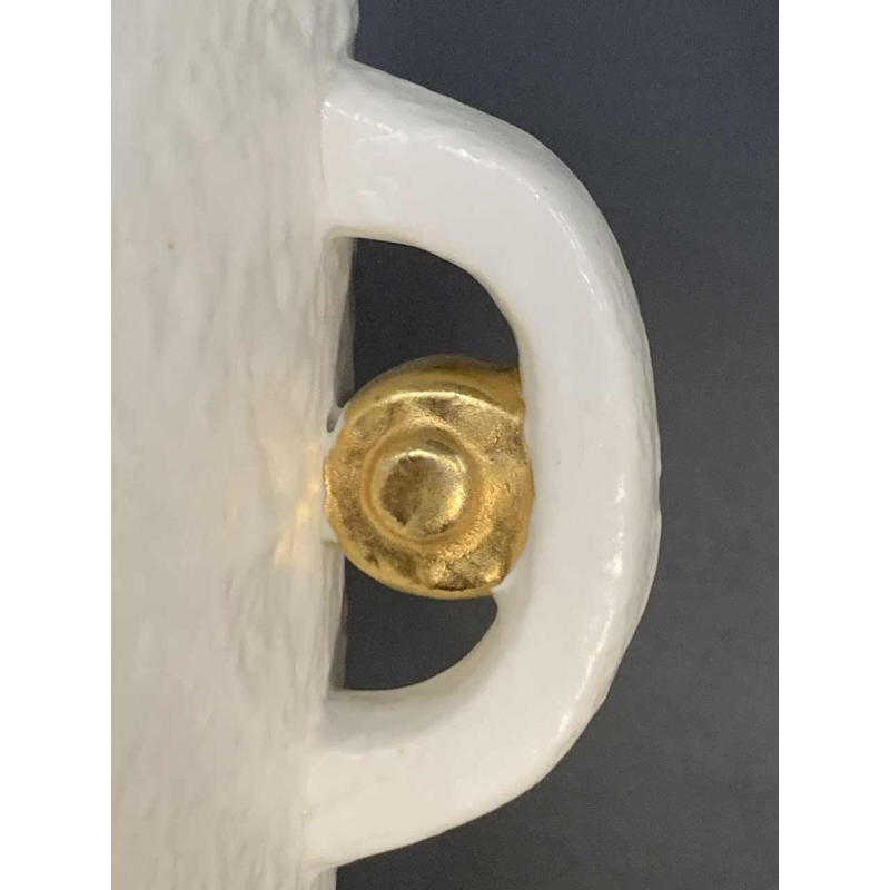 LOUIS RANDOUR Saint Ghislain, Paire de Grands Vases Uniques, CÃ©ramique Art DÃ©co