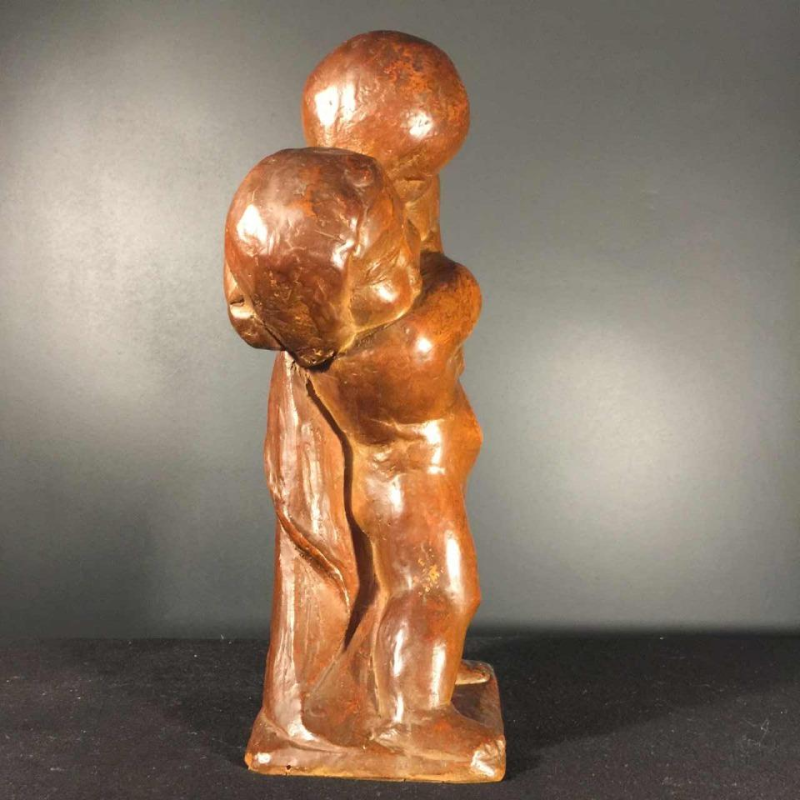 Jean Canneel " PUTTI " sculptuur Secessionistische cherubijnen, 1930