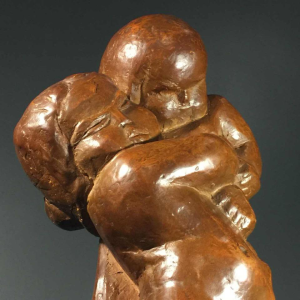 Jean Canneel " PUTTI " sculptuur Secessionistische cherubijnen, 1930