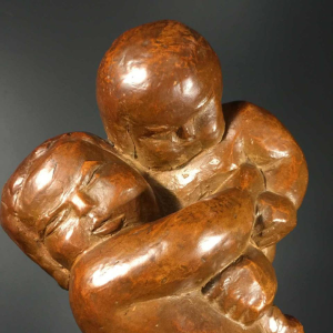 Jean Canneel, " PUTTI "sculpture Chérubins en terre cuite sécessionniste, 1930