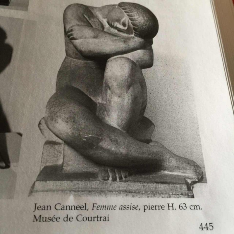 Jean Canneel " PUTTI " sculptuur Secessionistische cherubijnen, 1930