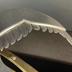 Art Deco Animal Sculpture " Bird " Aluminium / Brass / Steel, ca 1930s