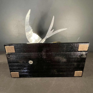 Sculpture Animalière Art Déco " Oiseau " Aluminium / Laiton / Acier, ca 1930s