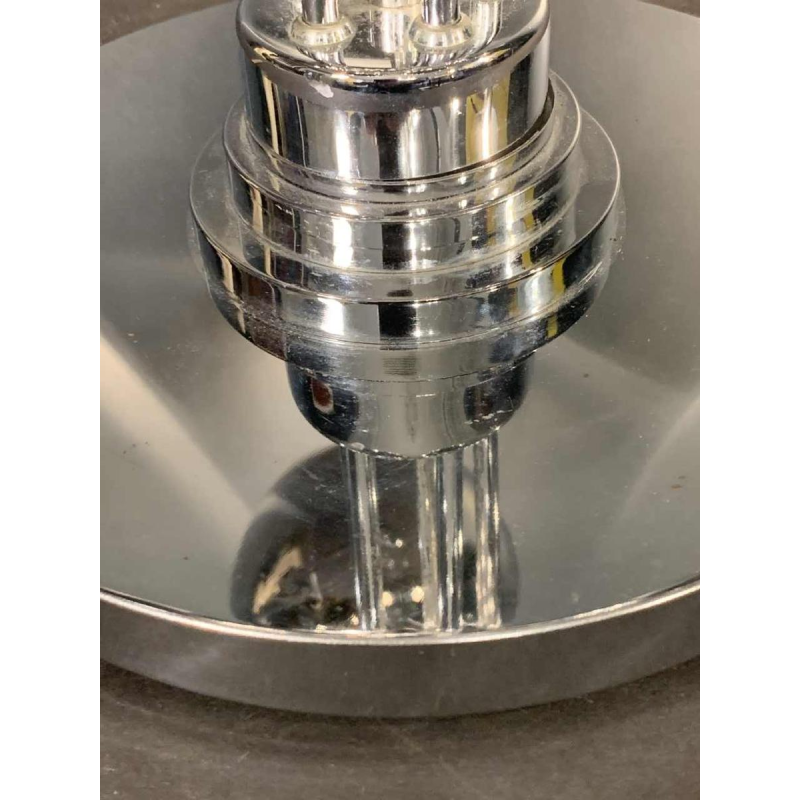 Zeldzame space age "Eyeball" tafellamp, verchroomd staal, 5 lichtarmen, jaren 70