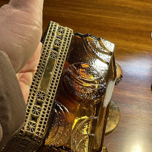 PENTTI SARPANEVA TURUN HOPEA FINLAND voor OY KUMELA LTD, glaswerkset ca 1972