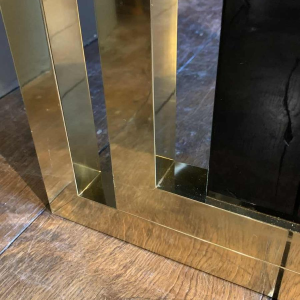 Romeo Rega (attribuÃ©), table de salle a manger, Design italien Hollywood Regency