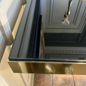 Romeo Rega (attribuÃ©), table de salle a manger, Design italien Hollywood Regency