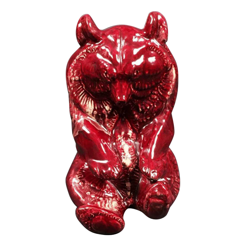 Thierry Van Rijswijck & Roger Guerin - Art Deco Bear Ceramic Sculpture - 1935