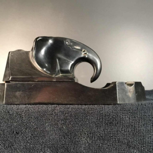 Art Deco GUMMON bakelite elephant, office / smoking set, circa 1925