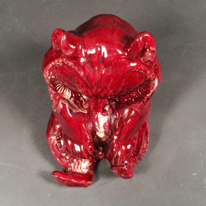 Thierry Van Rijswijck & Roger Guerin - Art Deco Bear Ceramic Sculpture - 1935