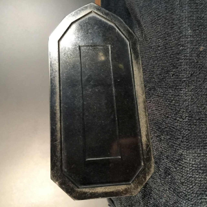 Art Deco GUMMON bakeliet olifant, kantoor set / asbak, omstreeks 1925