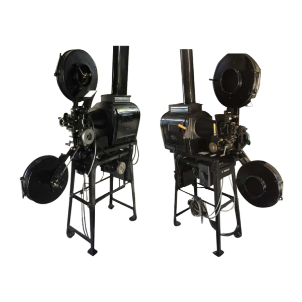 Pair of large 35mm sound projectors of cinema / film Zeiss IKON A.G., circa 1935