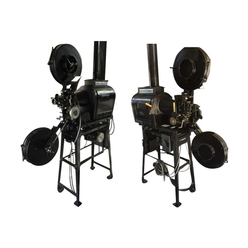 Pair of large 35mm sound projectors of cinema / film Zeiss IKON A.G., circa 1935