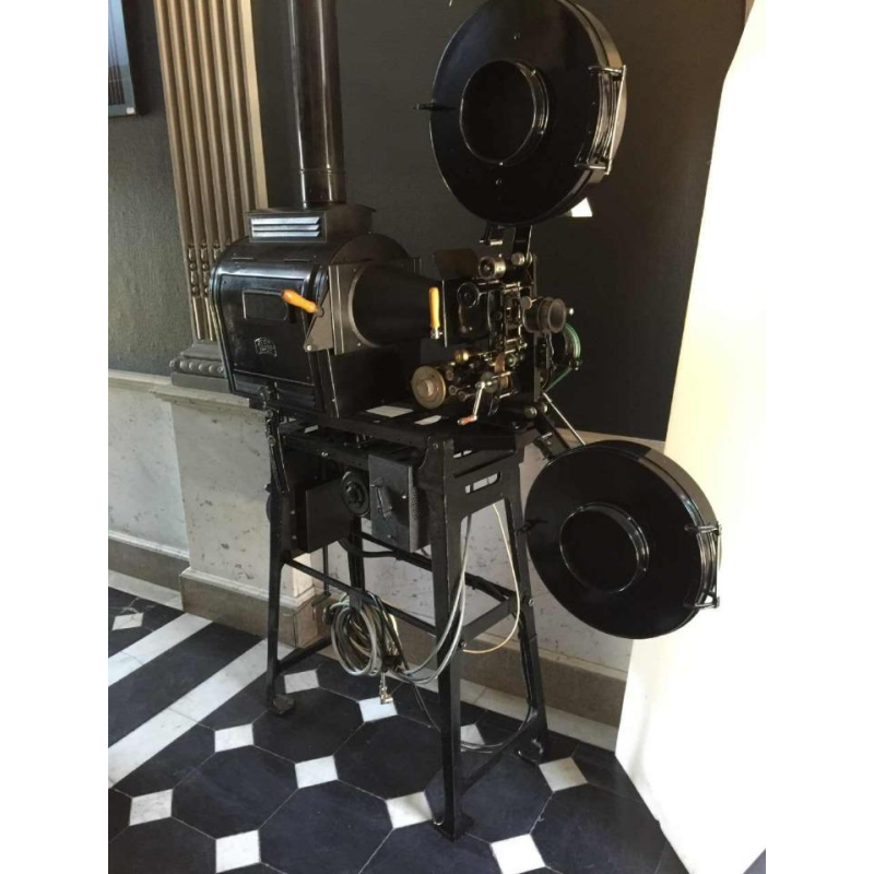 Pair of large 35mm sound projectors of cinema / film Zeiss IKON A.G., circa 1935