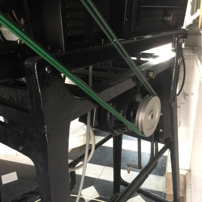 Pair of large 35mm sound projectors of cinema / film Zeiss IKON A.G., circa 1935