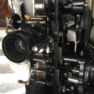 Pair of large 35mm sound projectors of cinema / film Zeiss IKON A.G., circa 1935
