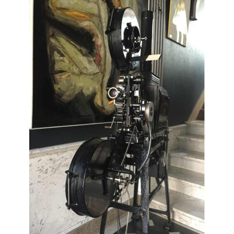 Pair of large 35mm sound projectors of cinema / film Zeiss IKON A.G., circa 1935