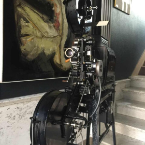 Pair of large 35mm sound projectors of cinema / film Zeiss IKON A.G., circa 1935