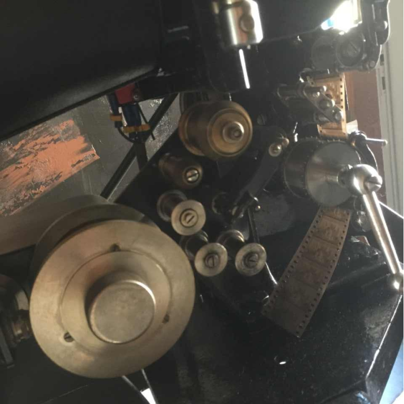 Pair of large 35mm sound projectors of cinema / film Zeiss IKON A.G., circa 1935