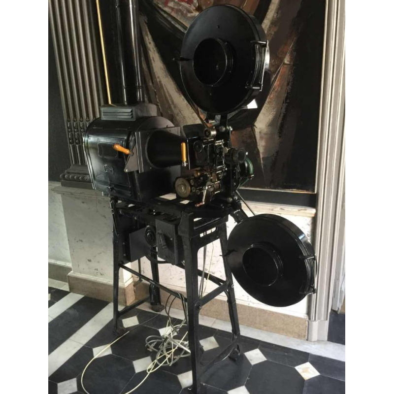 Pair of large 35mm sound projectors of cinema / film Zeiss IKON A.G., circa 1935