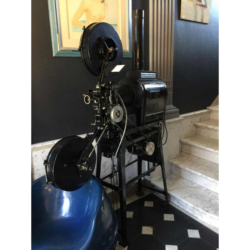 Pair of large 35mm sound projectors of cinema / film Zeiss IKON A.G., circa 1935