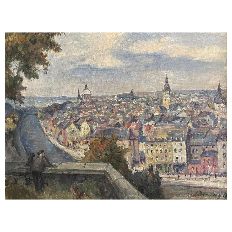 Albert DANDOY (1885-1977): «Namur -Panorama depuis la Citadelle »