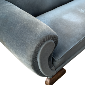 Recamier Lounge Chair Sofa Art Deco, velvet to restore / refill / wash, ca 1930