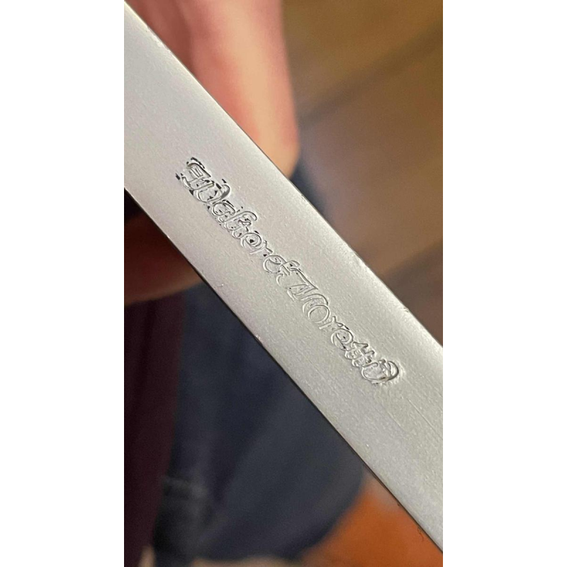 WALTER & MORETTI, Bureau Design Moderniste Estampille´, Aluminium Brosse´, 1970s