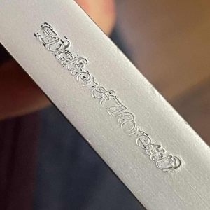 WALTER & MORETTI, Bureau Design Moderniste Estampille´, Aluminium Brosse´, 1970s