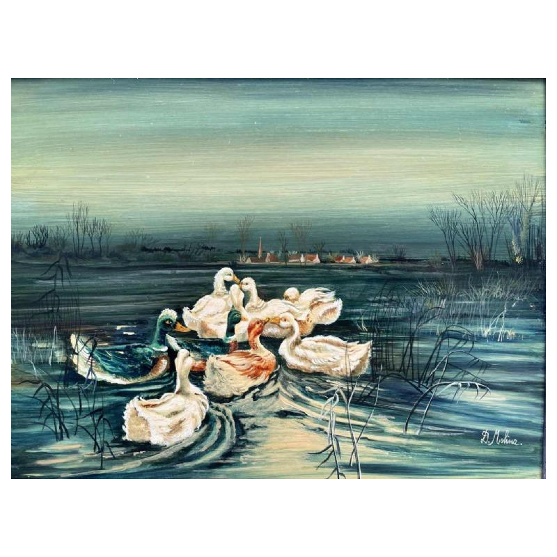 Danielle MOLINA (1939-): « la colonie de canards »