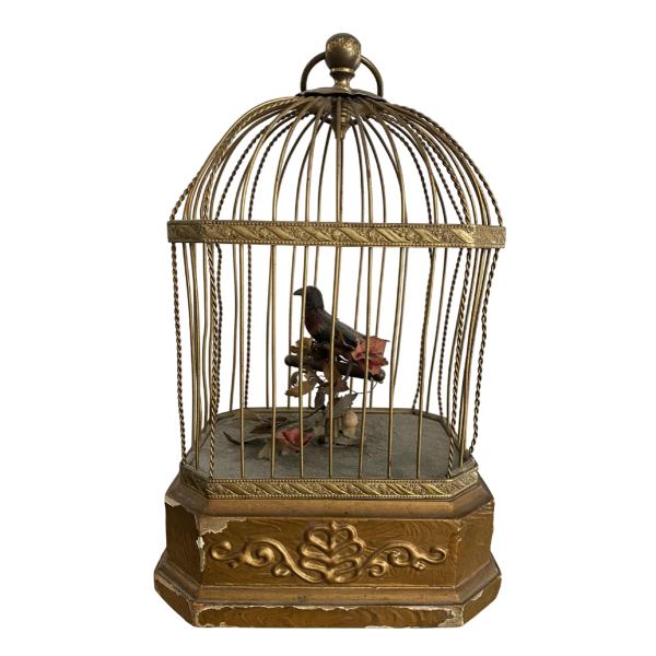 KARL GRIESBAUM, cage à oiseau siffleur