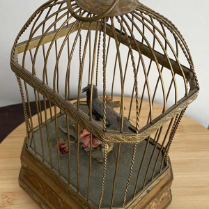 KARL GRIESBAUM, cage à oiseau siffleur
