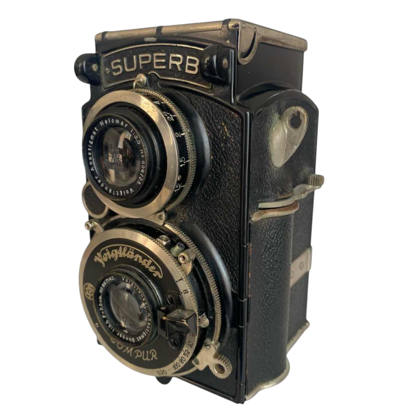 Voigtländer Superb met Aastigmat Skopar 3.5/7.5cm, ca 1935