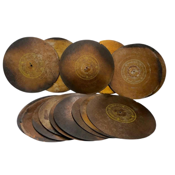 Symphonion Musikwerke, 16 discs, diameter 30 cm, late 19th century