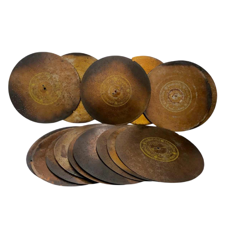Symphonion Musikwerke, 16 schijven, diameter 30 cm, eind 19e eeuw