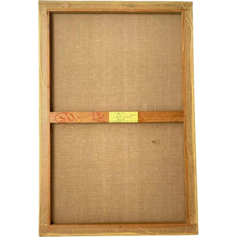 Jean-Pierre Serrier 'La femme dominante' surrealistisch schilderij, olieverf op doek, 1969