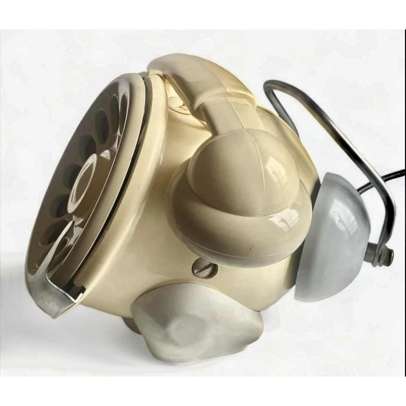 Sergio Todeschini, vintage telefoon, Italiaans ontwerp, ca 1970