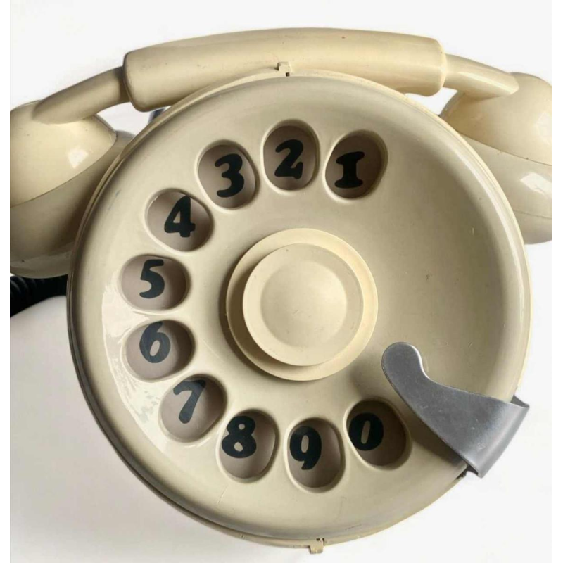 Sergio Todeschini, vintage telefoon, Italiaans ontwerp, ca 1970