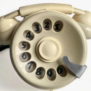 Sergio Todeschini, vintage telefoon, Italiaans ontwerp, ca 1970