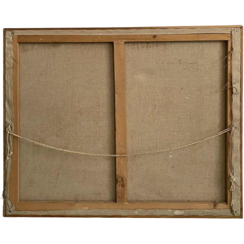 Philippe MAINIE, landschap schilderij, olieverf op doek, 1977