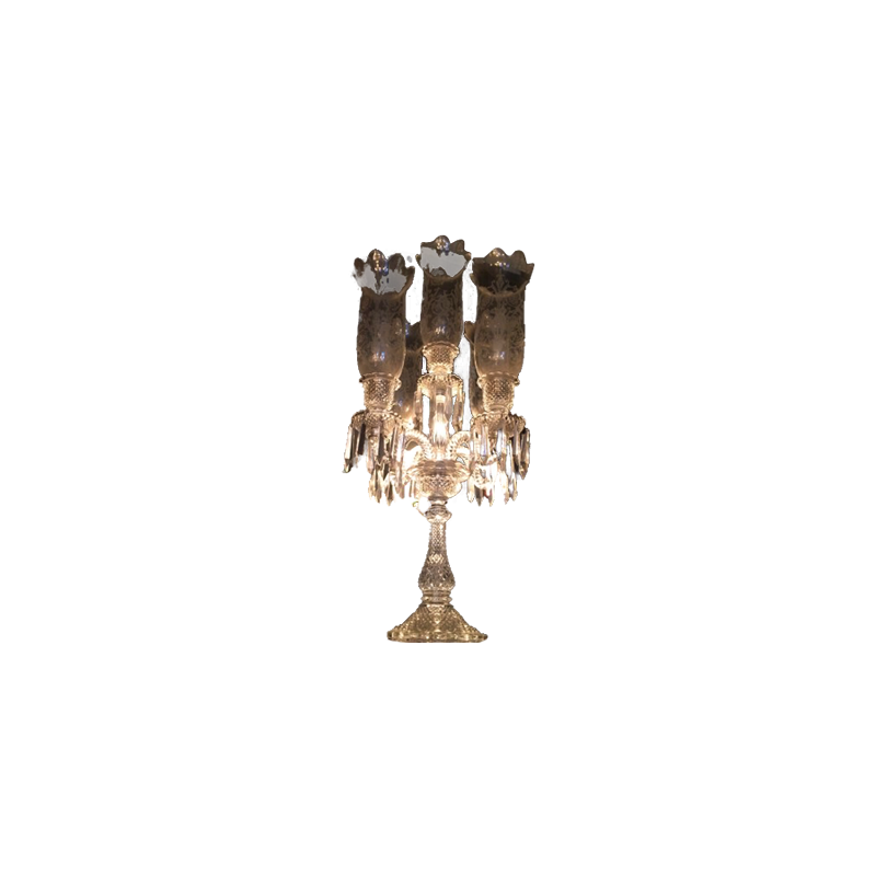 Imposante Girandole Cristal Baccarat "Zenith Comète"