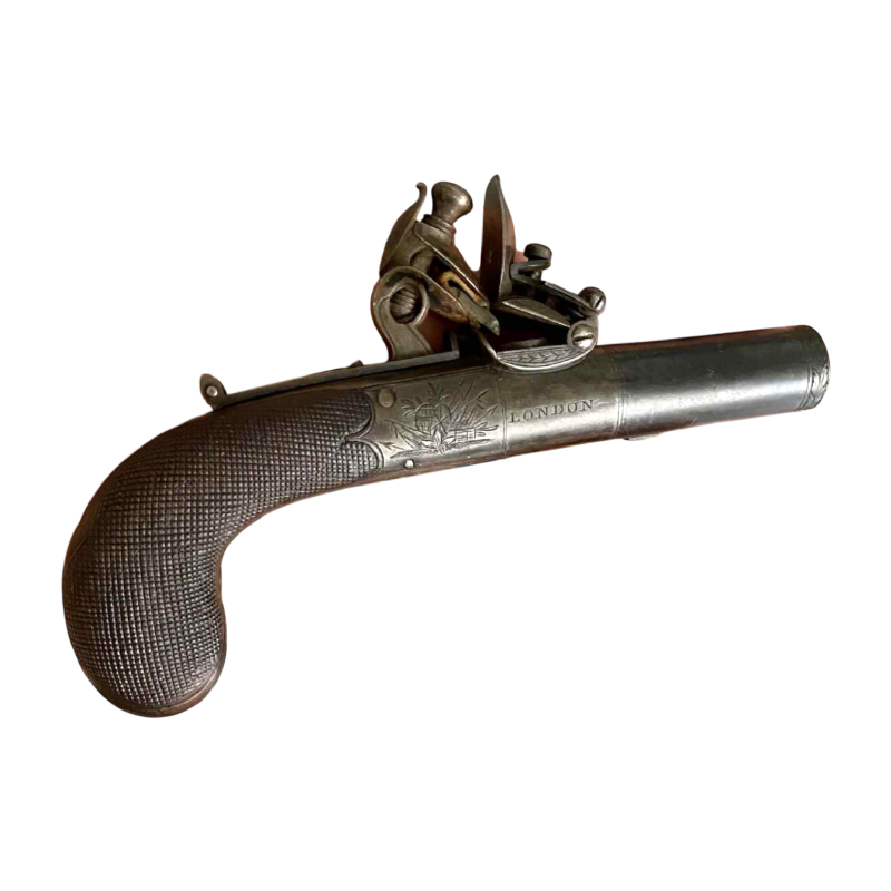 Pistolet à silex London, ca 1800