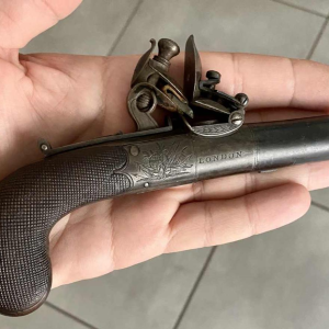 London flint gun, ca 1800