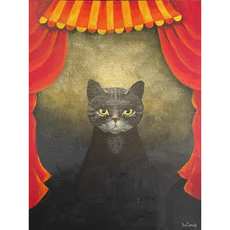 Marie-Louise Batardy (1943-): « L'entracte » ou le chat comédien