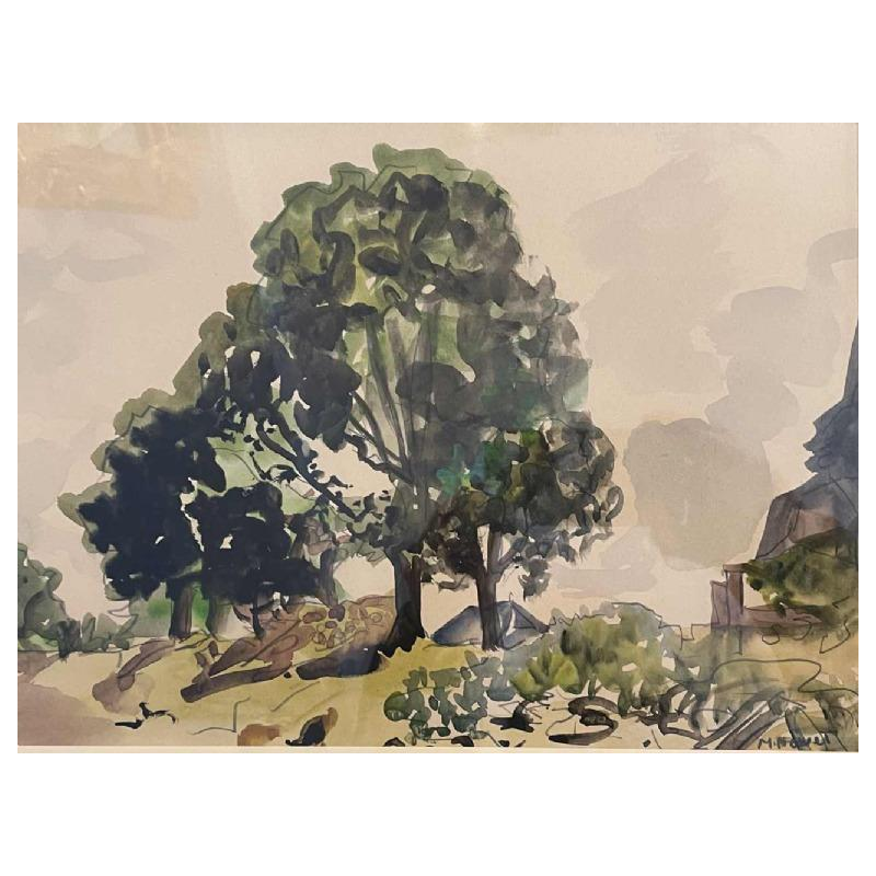 Marie HOWET (1897-1984) : « Paysage ardennais »