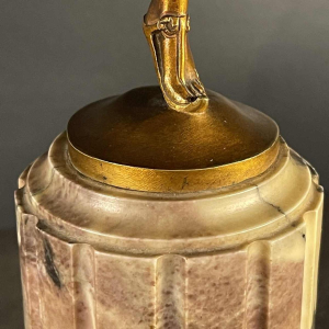 ALONZO, Egyptian Dancer Cleopatra Sculpture Art Deco Naked Woman Bronze, 1920