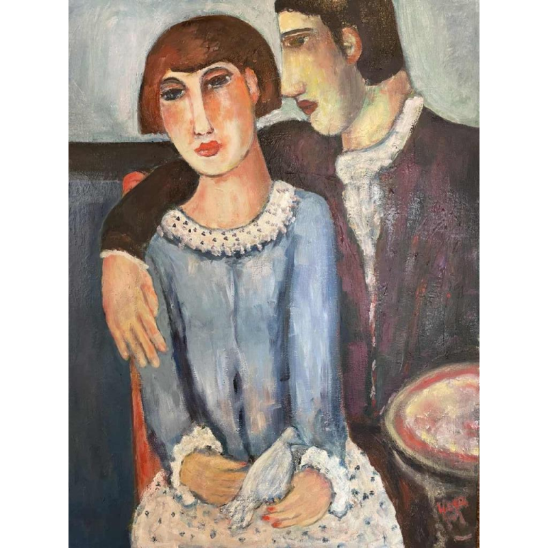 Marcel HOCQ (1933-2021): « le couple à la colombe »
