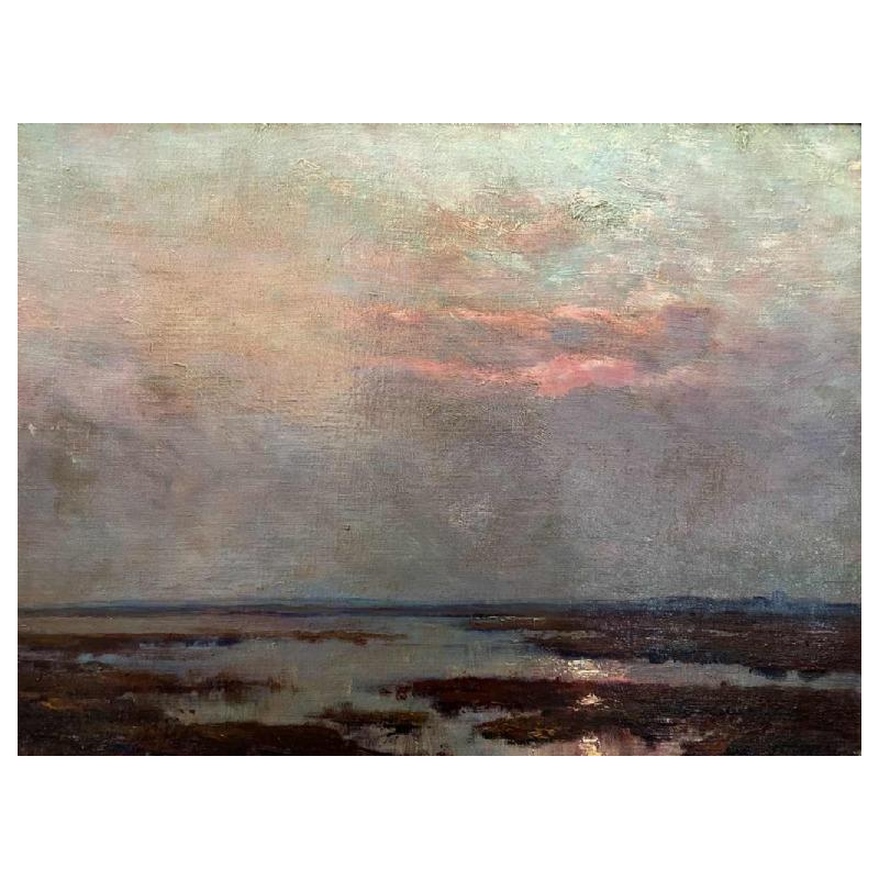 Léon JAMIN (1874-1944): « Marais de genêts »